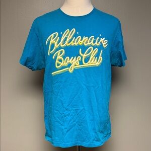 Billionaire Boys Club Graphic T-Shirt Blue Script Logo XL Cotton